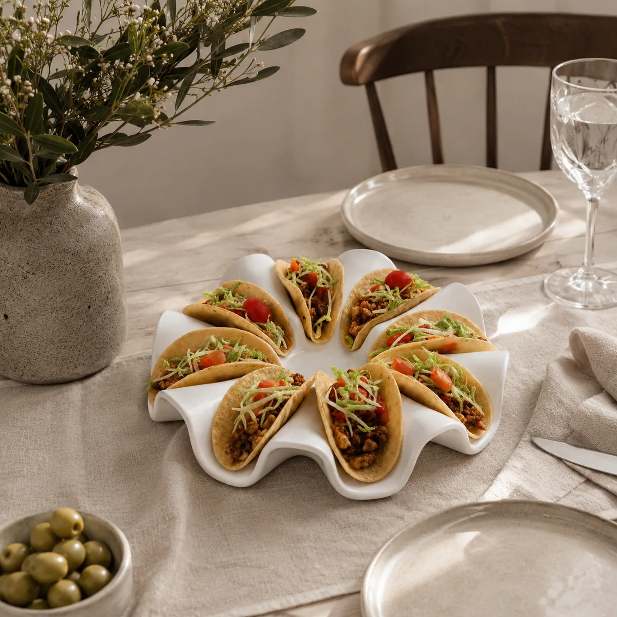 Taco Serving Plate