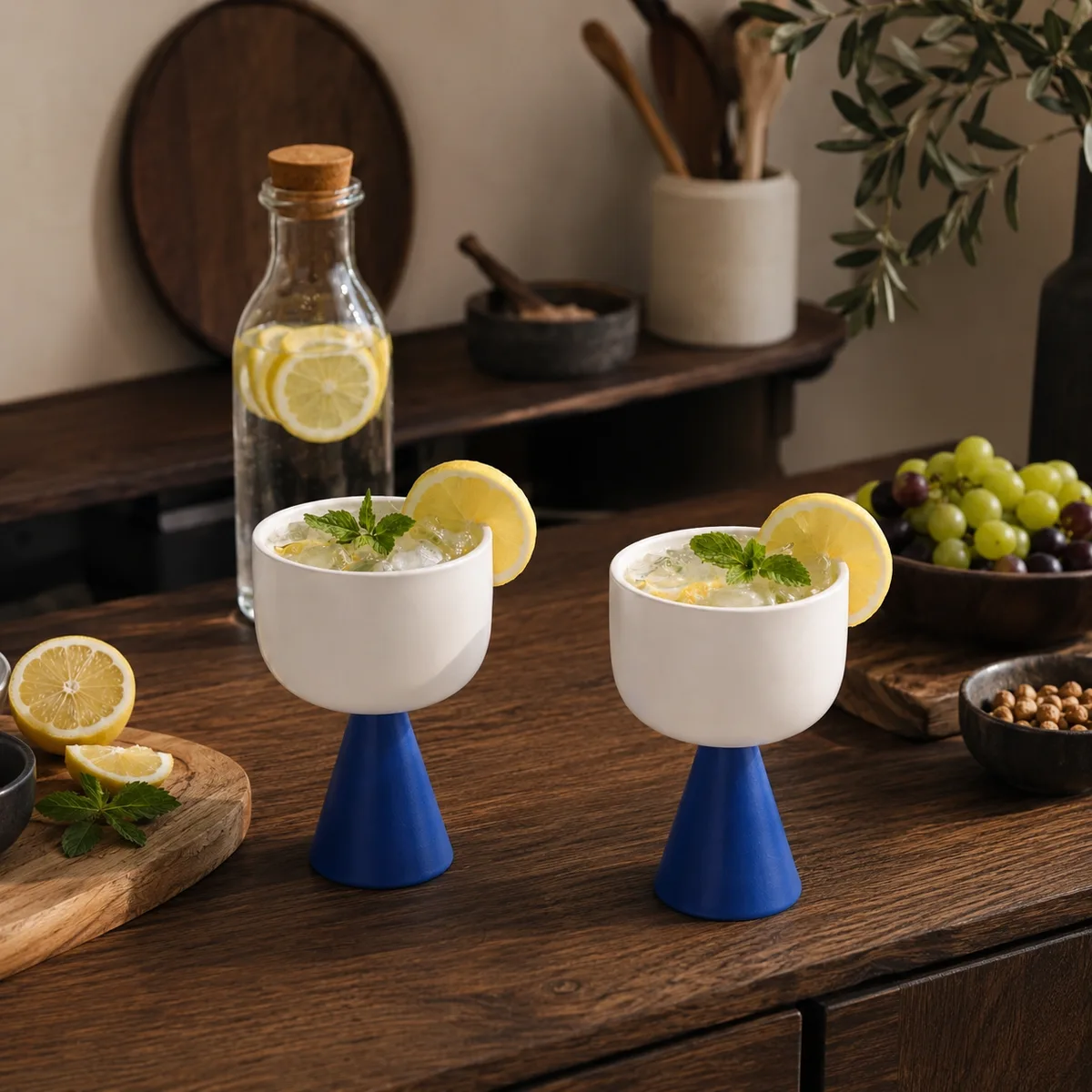2'li Azure Goblet