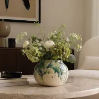 Emerald Flow Vase