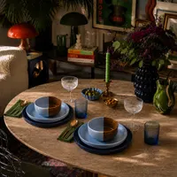 Azure Artisan Seramik Yemek Seti-6 Parça (2 Kişilik)