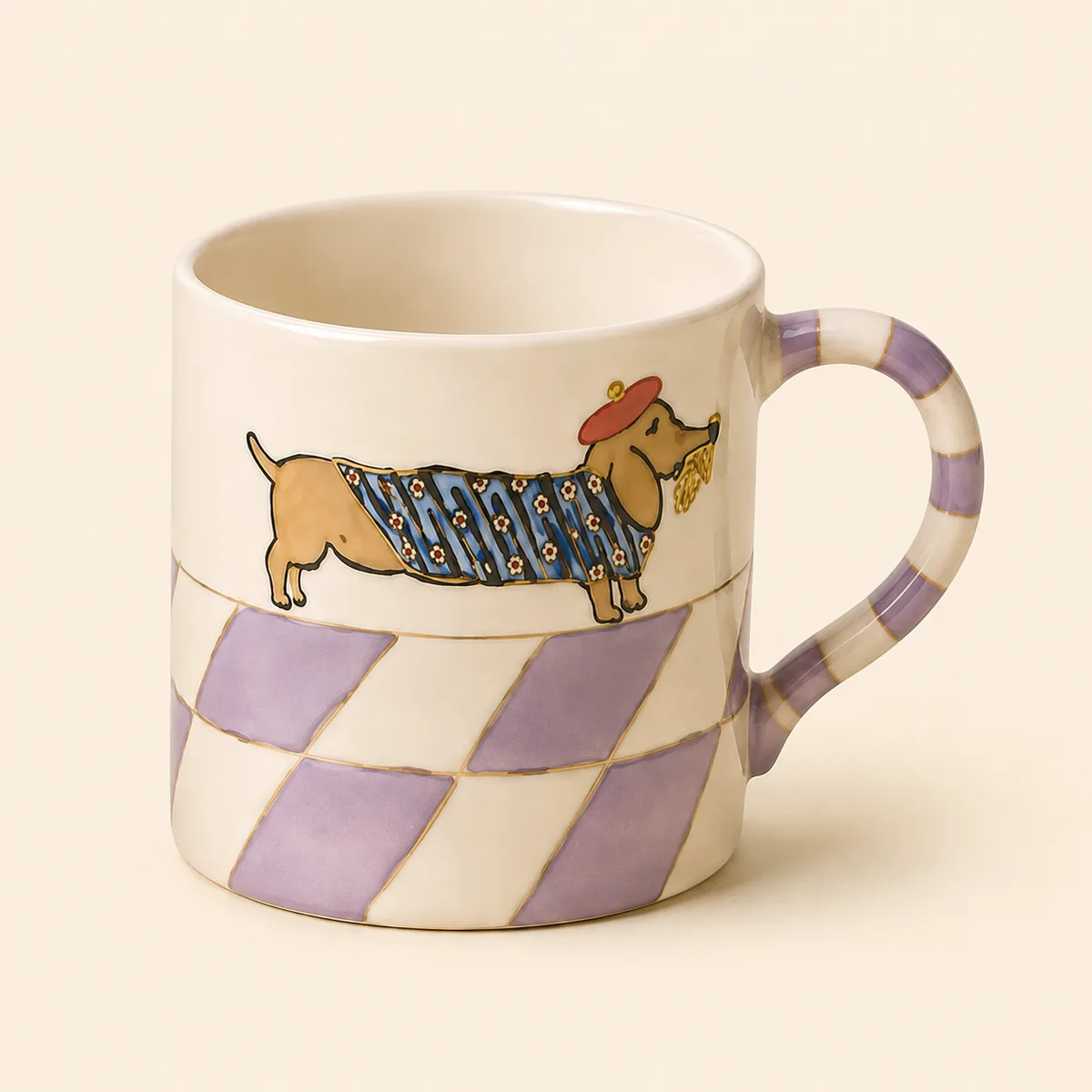 Lilac Momo Mug