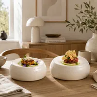 Duo Blanc Chef Plate Set
