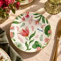 Botanic Chic Porselen Pasta Tabağı - Easy Life