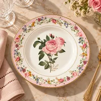 Chant Des Roses Porselen Pasta Tabağı - Easy Life