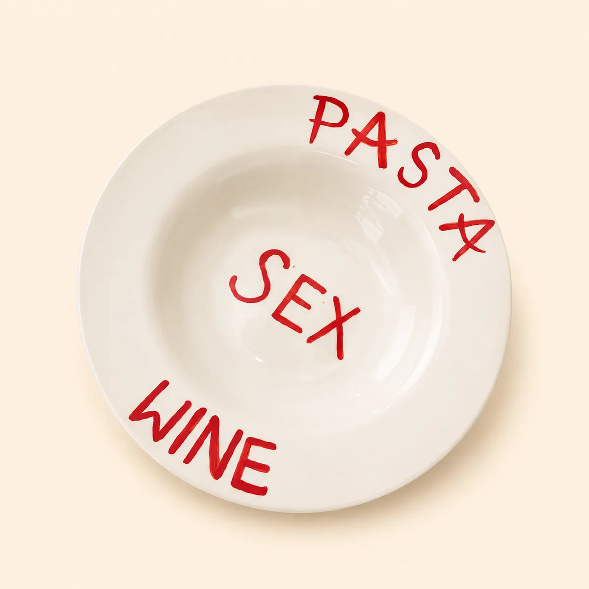 Pasta Sex Wine 2'li Makarna Tabağı