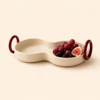 Burgundy Loop Tray