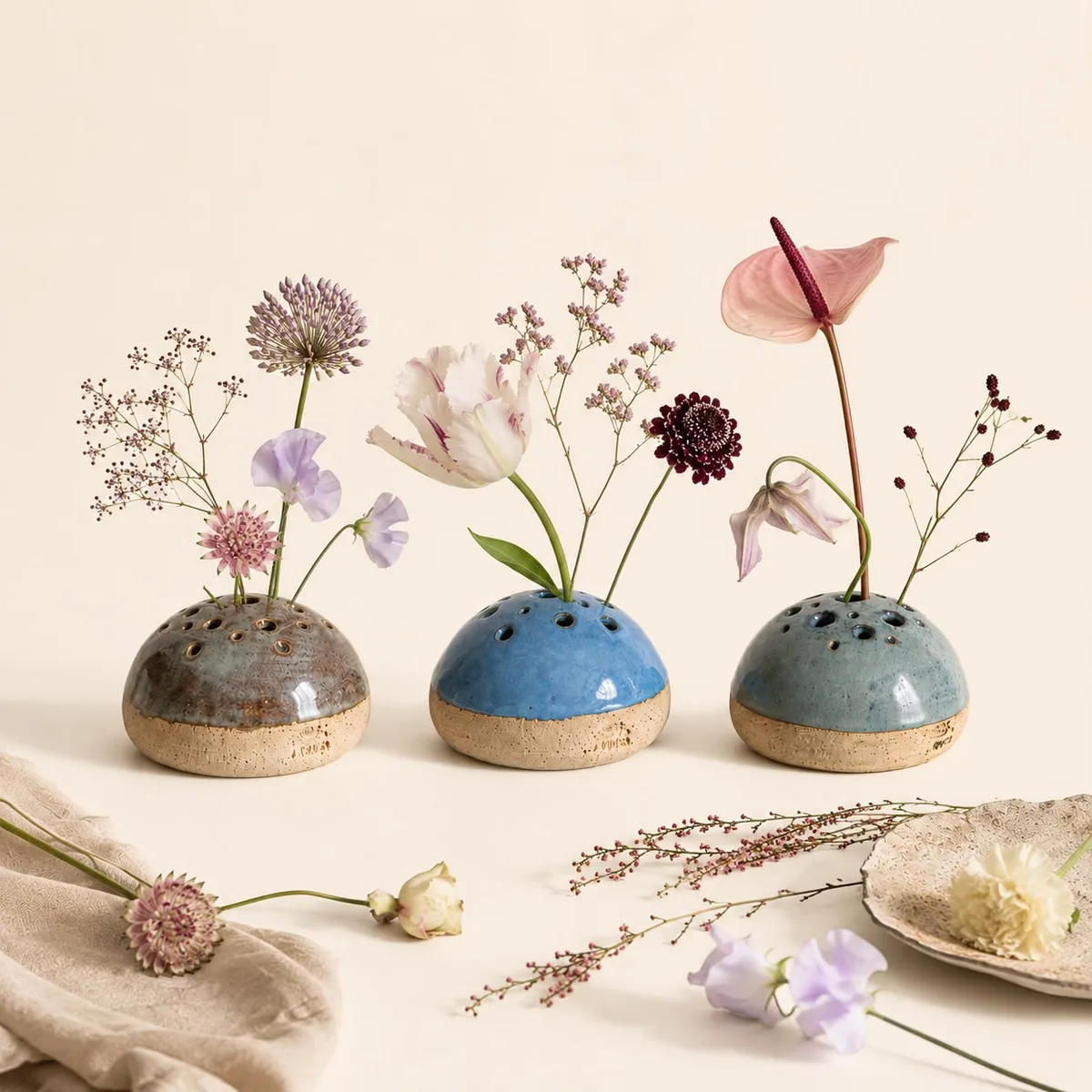 Flower Frog-Contemporary Çiçek Düzenleme Objeleri