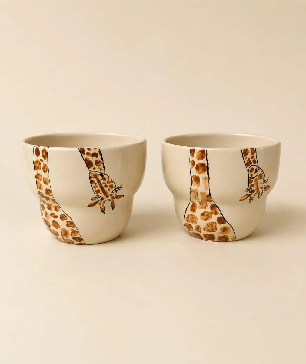 Giraffe Cup Set