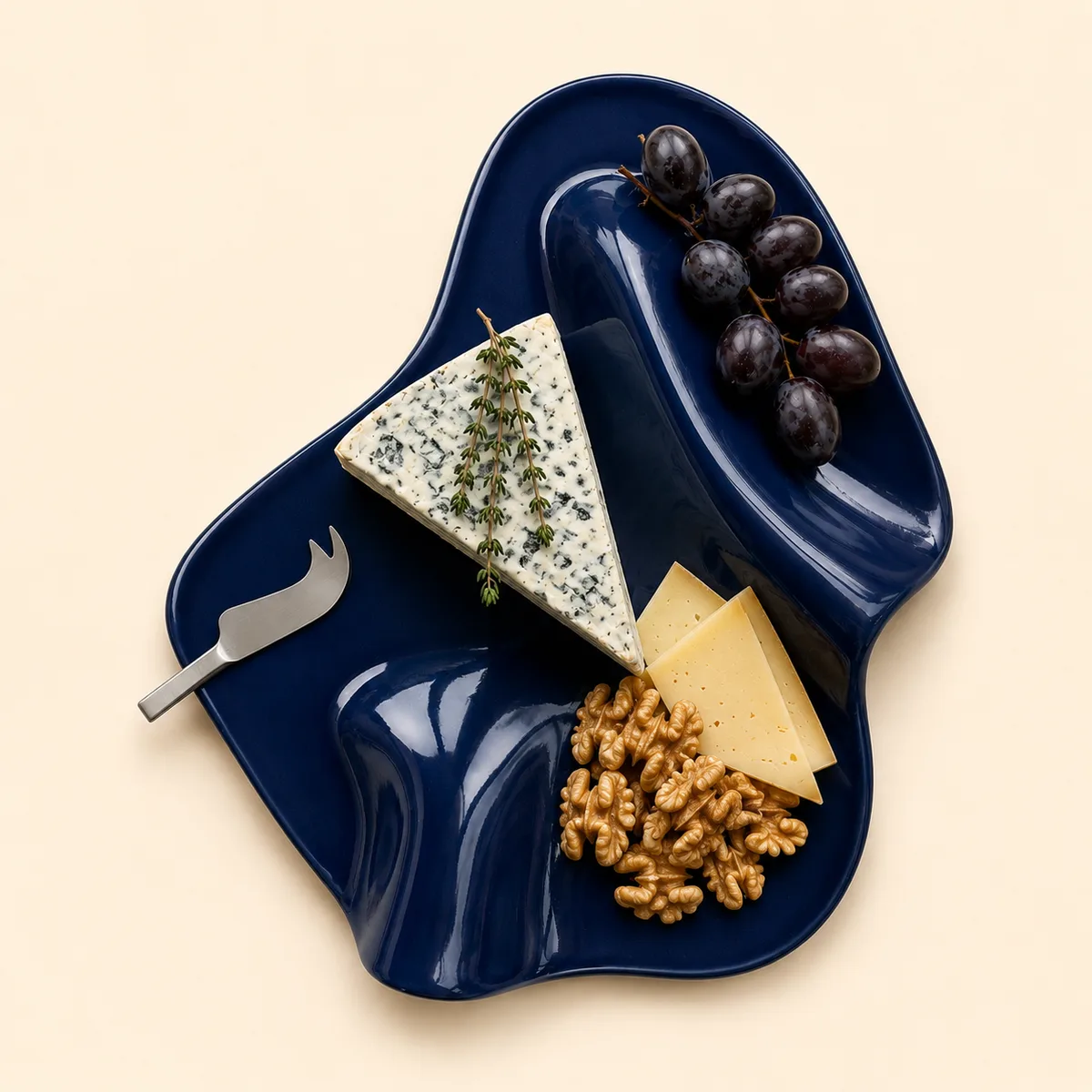 Nocturne Sculptural Serving Platter