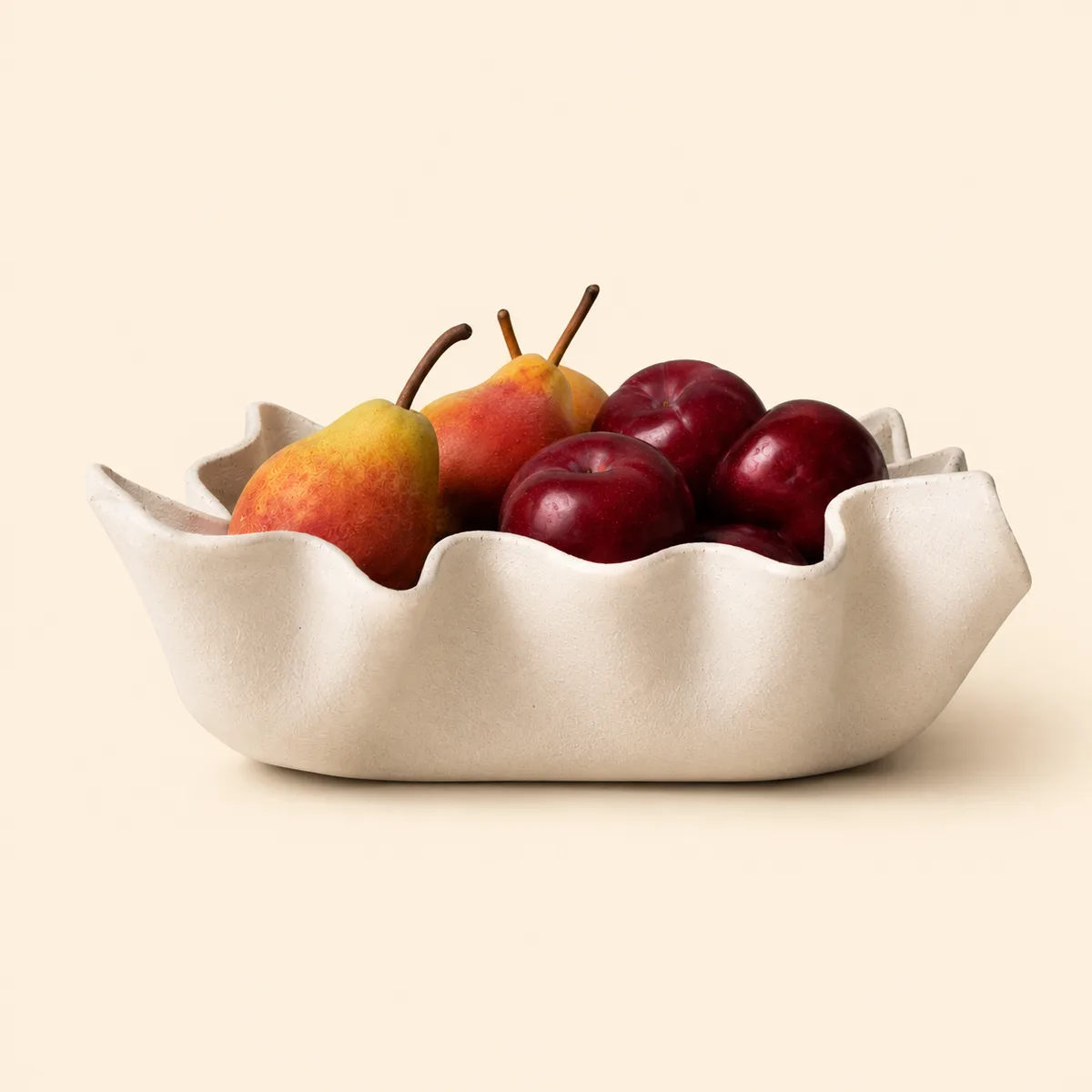 Ripple Sculptural Fruit Bowl