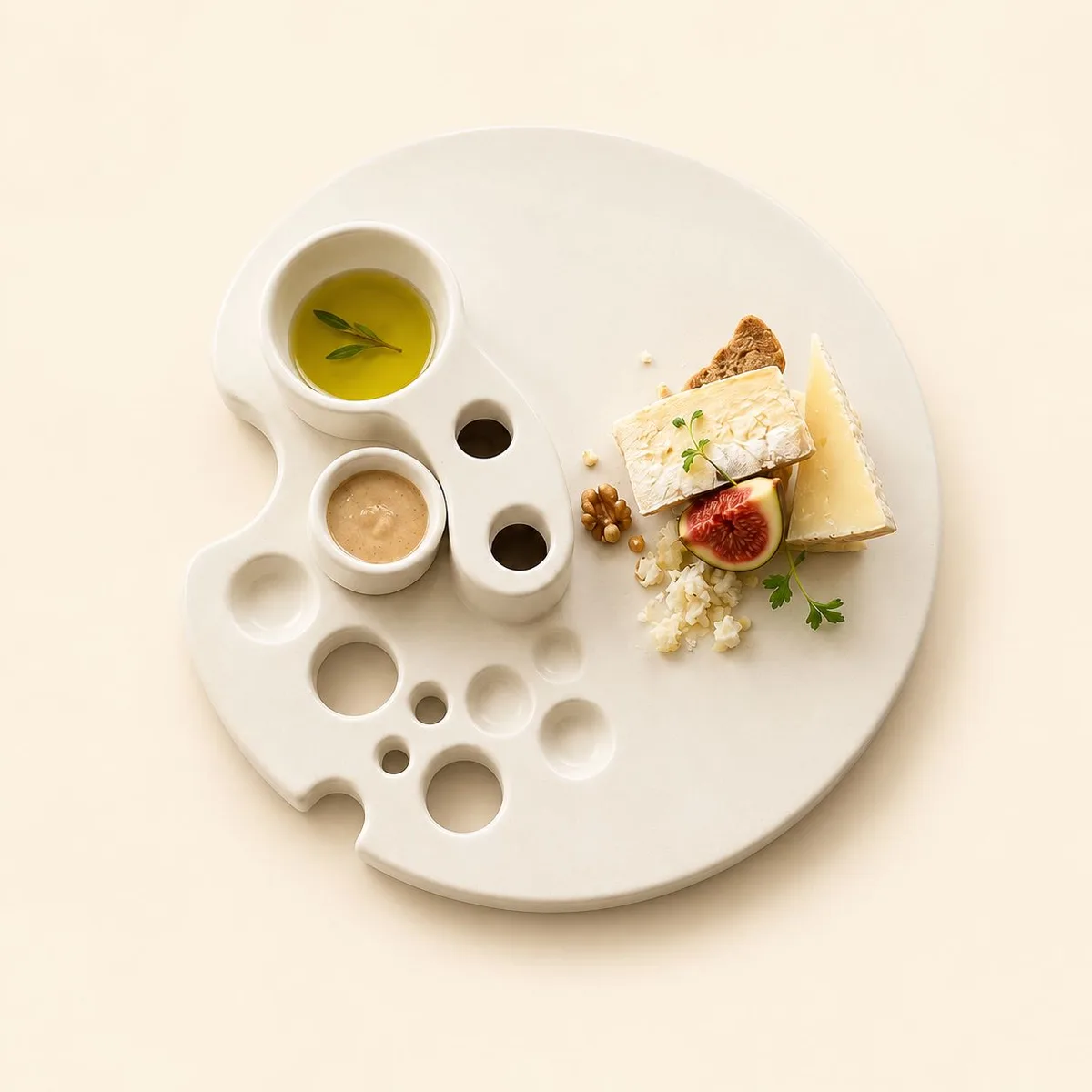 Modular Stoneware Serving Board