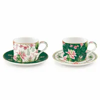 Botanic Chic 2’li Porselen Fincan Seti - Easy Life