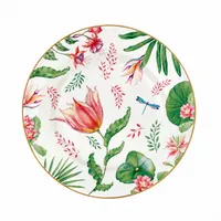 Botanic Chic Porselen Pasta Tabağı - Easy Life