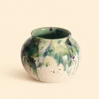Emerald Flow Vase