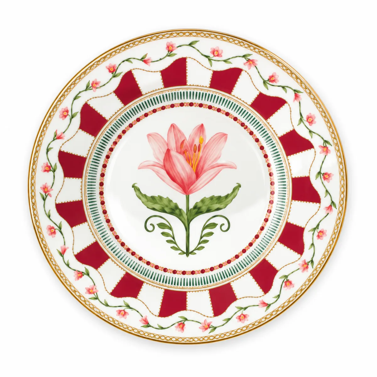 Flowery Porselen Pasta Tabağı - Easy Life